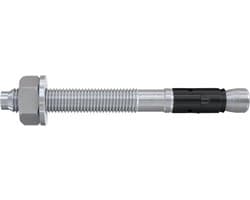 Verzinkte Stalen Ankers - Heavy Duty Ankers Betonnen Ankers - Zware Lasten Bevestigen - Hoge Draagkracht - 12/80 mm - Zilver