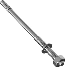 Doorsteekanker Zwaar Gebruik - Betonanker Wandanker - Stevig Bevestigen - Gegalvaniseerd Roestvrij - M16 x 280mm - Zilverkleurig — thumbnail 1