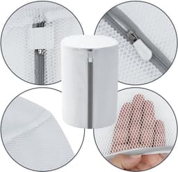 Mesh Waszakken Set van 2 met Rits voor Kleding, Ondergoed en Bh's - Perfect voor Wassen en Bescherming — thumbnail 5