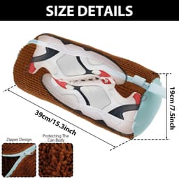 Waszak voor Schoenen - Herbruikbare Wasnet voor Sneakers met Rits - Bescherming en Onderhoud voor Jouw Schoenen tijdens het Wassen — thumbnail 5