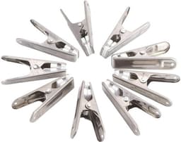 Wasknijpers 20 Stuks - Roestvrij Staal - Kleding Clips - Sterke Klemkracht - Handzaam Ontwerp - Voor Ondergoed en Wasgoed - Kledingclips — thumbnail 1