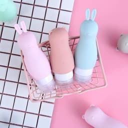 60ml draagbare siliconen hervulbare fles voor lege reizen, 1-groen, 2 stuks — thumbnail 4