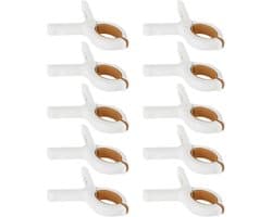 10x Grote Sterke Winddichte Clips voor Strandhanddoeken en Kleding - Extra Sterke Wasknijpers