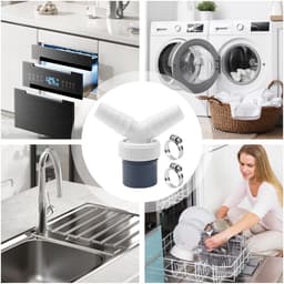 Dailygoods - Vaatwasser-wasmachine Afvoeradapter Y-adapter voor dubbele afvoer — thumbnail 4