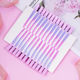 Haarclips - Krokodillenklemmen - Haarstyling - Roestvrij metaal - 24 stuks - Roze kleurverloop — thumbnail 4