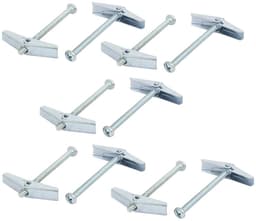 M5 x 75mm Buitendraad Veerbelaste Holle Muur Ronde Kop Toggle Bolt 10 stks — thumbnail 1