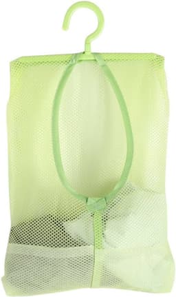 Wasknijperzak met Hanger, Multifunctionele Hangende Netzakhanger Sokken Ondergoedopslag voor Badkamer Kledingkast Wasserij Waslijn Buiten(Groen) — thumbnail 5