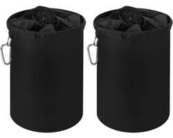 Wasknijperzakken 2 stuks waterdicht met haken 20 x 28 cm voor 150-200 wasknijpers