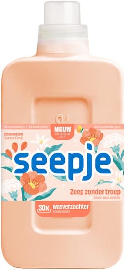 Seepje Wasverzachter Bloesemzacht - 6 x 750 ml - Voordeelverpakking — thumbnail 2