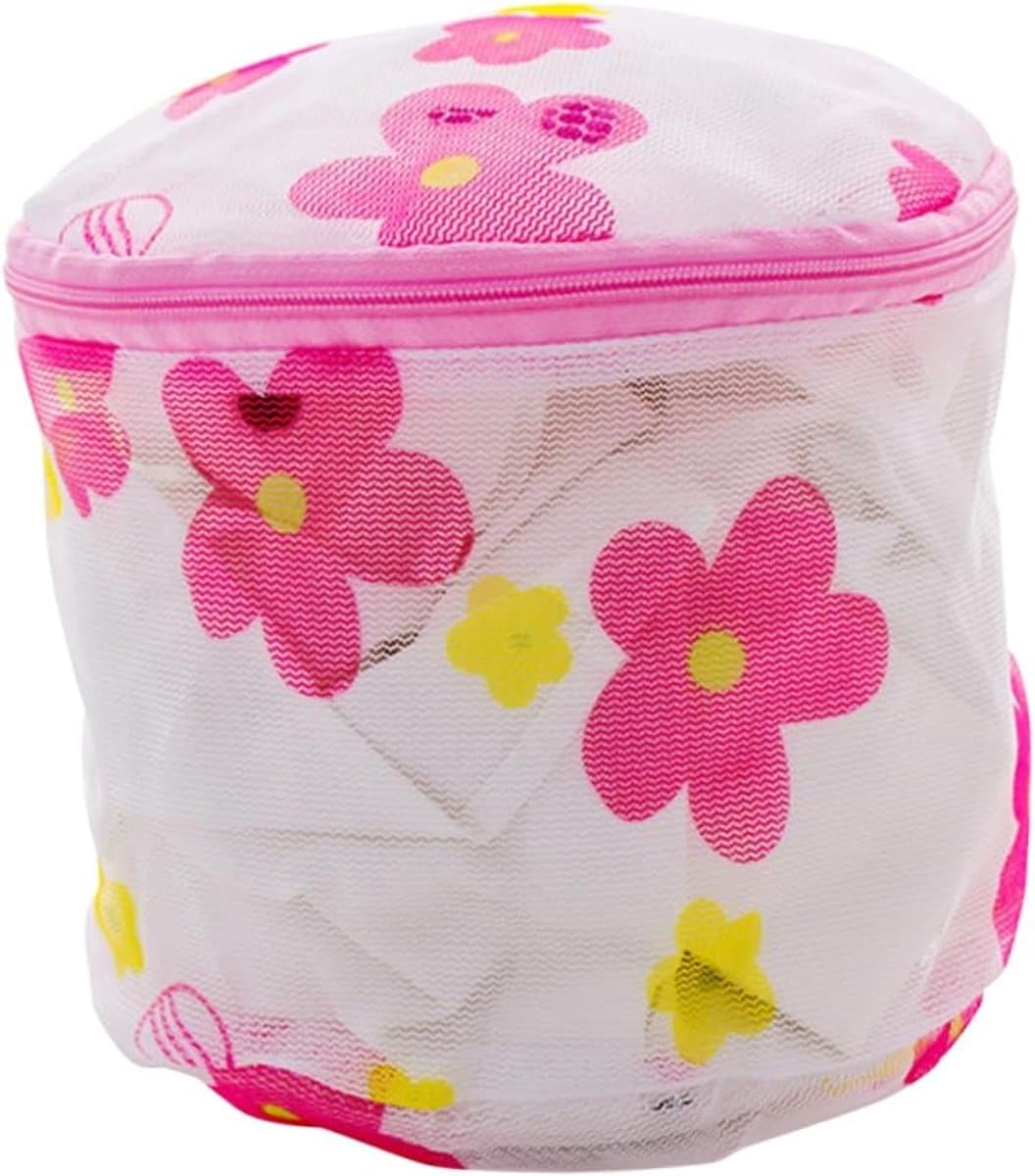 1 Stuk-waszak- waszakje bh-waszakjes met rits-waszakken voor wasgoed-mesh waszakken-waszakken-waszak klein -wasnet--Waszakje Lingerie- wasmachine zakken-Beschermt Kleding-Cilindrische Ritsen Wasmachinetas — afbeelding 1