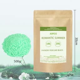 Geparfumeerde wasbolletjes van 500 g voor langdurige frisheid, geurige parels voor kleding, romantische groene geur voor de zomer — thumbnail 4