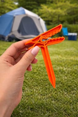 Strandlaken Knijpers Set van 4 – Handdoek Klemmen en Clips – Strand, Camping, Zwembad en Vakantie — thumbnail 2
