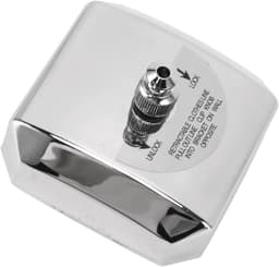 Intrekbare Waslijn - Droogrek Uittrekbaar - Kleding Drogen - Ruimtebesparend Ontwerp - 118 mm - Zilver — thumbnail 3