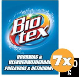 Biotex Waspoeder - Voorwas & Vlekverwijderaar - met actieve biologische enzymen - 7 x 720 g — thumbnail 1