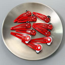 Lieveheersbeestje schattige haarspeld haarclips, cartoon-dierenhaarspeld zijnaald Ladybird haarclips voor lieveheersbeestje kostuum outfit anti-slip tiara's voor dames meisjes — thumbnail 4