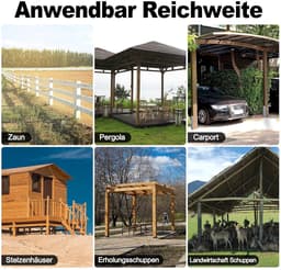 H-paaldrager - Grondanker - Constructie Versterken - Thermisch Verzinkt Staal - 600 mm Lengte - Zilver — thumbnail 2