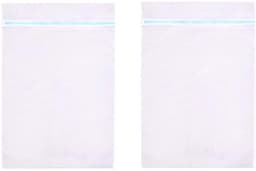 Waszak Groot 60 x 80 cm - Waszakken voor Wasgoed - Mesh Waszak - Wasnet met Rits - Reistas voor Kleding - Ademend Materiaal — thumbnail 1
