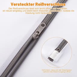 4-delige Wasnet voor Wasmachine, 30 x 40 cm Waszak met Rits voor Kleding, Ondergoed en Babykleding — thumbnail 5