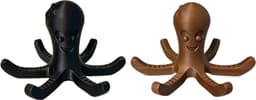 2x Drinkfles Droogrek – Universele Flessen Droogrek met Luchtcirculatie, Ruimtebesparend Flessenrek voor Keuken, Babyflessen en Waterflessen - Zwart en bruin — thumbnail 1