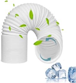 Draagbare airconditioner flexibele slang - Uitlaatslang Draagbaar - Lengte 2m - Luchtafvoerslang - Flexibele Slang - Afvoerslang Airco Universele - Vervangende Buis - Diameter 15cm - Eenvoudig te Installeren — thumbnail 1
