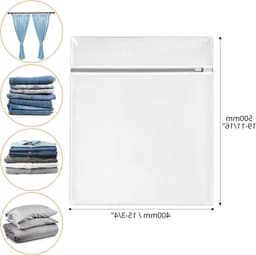3-delige Waszak Set, 40x50cm Mesh Waszak met Rits voor Sweaters, Jassen en Reisorganisatie — thumbnail 2