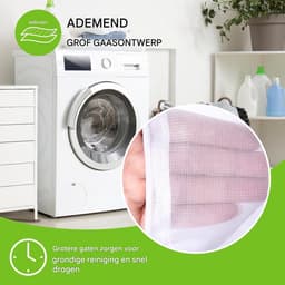 Wäschenetz Set - Wäschesack voor Waschmaschine - 5 Stuks - Feinmaschig Mesh met Kordelstopper - voor BH, Socken en Reiskleding - Diversen Maten — thumbnail 3