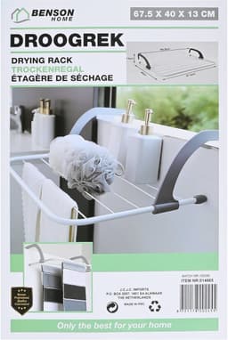 Hangend Droogrek - Voor Radiator, Deur en Balkon - Inklapbaar — thumbnail 3