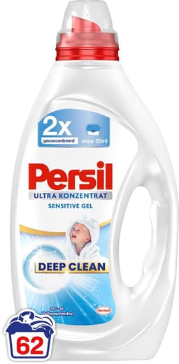 Persil Ultra Concentrated Sensitive Wasmiddel | 2 x 62 wasbeurten | Voordeelverpakking — thumbnail 2