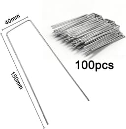 Omgoods - 100 Stuks U-vormige Grondankers voor de Tuin — thumbnail 3