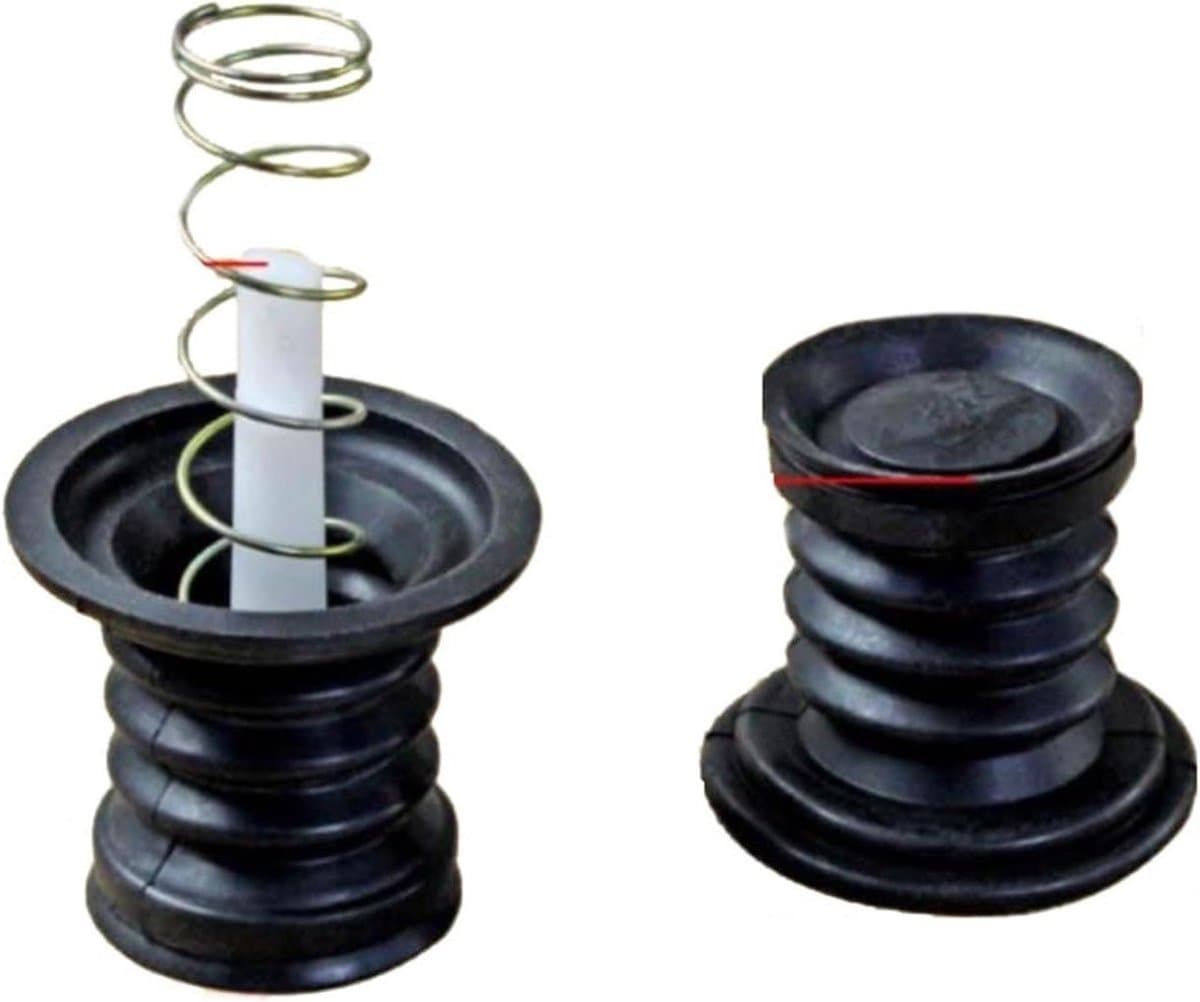 Wasmachine Afvoerplug - Waterstop Rubber - Reparatie Onderdelen - Duurzaam Rubber Materiaal - Standaard Maat - Zwart — afbeelding 1