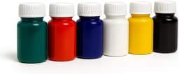 set – 6 kleuren x 25 ml, wasbaar tot 40°C, voor katoen en textiel, op waterbasis, sneldrogend, voor textielontwerp — thumbnail 3