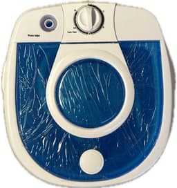 SP® Mini Wasmachine - Camping Wasmachine - Miniwasmachine met Centrifuge - Wit/Blauw - 32cm x 36cm x 37cm — thumbnail 5