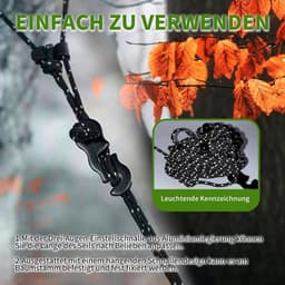 3 meter uitrekbare reiswaslijn met parels en reflecterend detail — thumbnail 5