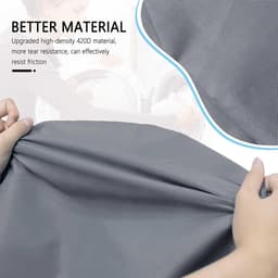 SnelShoppen - 2-Piece Reistas Waszakken 60 x 90 cm, Grote Capaciteit 120L, Duurzaam 420D Materiaal, Grijs, Perfect voor Reizen, Camping, Feestjes, en — thumbnail 3