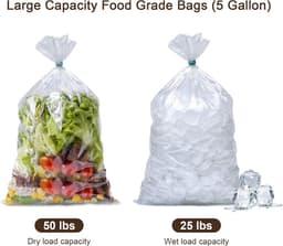 Voedselveilige Zakken voor 5 Gallon Emmer - Extra Sterk en Lekvrij - 30 Stuks — thumbnail 5