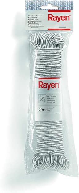 Waslijn 20 m Nylon Touw Antislip Voor Binnen en Buiten — thumbnail 4