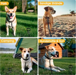 Grondanker voor honden tot 100 kg - Extra stabiel spiraalanker zonder scherpe randen — thumbnail 4
