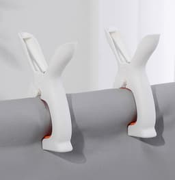 Wasknijpers - Droogknijpers - Wasknijpers Kunststof - Antislip wasknijpers voor het drogen van lakens en dekens, huishoudelijk gebruik, stevige en gebruiksvriendelijke wasknijpers - 2-pack — thumbnail 4