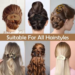Grote Haarclip Set (6 Stuks) - Stevige Franse Klemmen voor Dik en Dun Haar — thumbnail 3