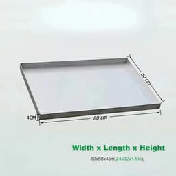 Lekbak RVS voor Airco Condenswater Opvangbak 0.8mm Universeel — thumbnail 2