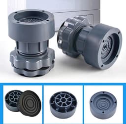 Universele voetjes Geschikt voor wasmachines, hoogteverstellende, schokabsorberende, antislip en trillingsdempende pads, en 4 in hoogte verstelbare pootjes Geschikt voor stille wasmachines. — thumbnail 3