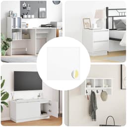 vidaXL - Sticker - 12 - pcs - Wit - Ø - 20 - x - 0,5 - mm - Papier — thumbnail 2