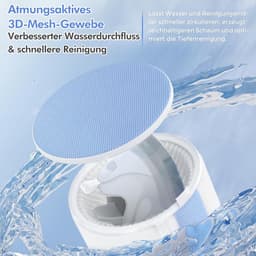 Schoenwaszak voor de wasmachine, 3D-Net schoenwaszak, complete reiniging, herbruikbare waszak voor schoenen met verborgen ritssluiting, schoenzak voor de wasmachine, Max EU46 — thumbnail 3