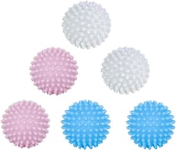 Droogballen voor Tumble Dryer - Wasballen voor Wasmachine - Pack van 6 Herbruikbare Hedgehog Balls voor Fluffy Wasgoed - Milieuvriendelijk en Ideaal voor Donsjacks — thumbnail 1