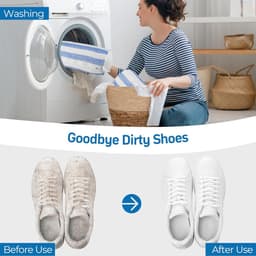 waszak, 2 stuks, 360 graden reiniging, upgrade waszak, schoenen voor sneakers, afsluitbare ritssluiting — thumbnail 3