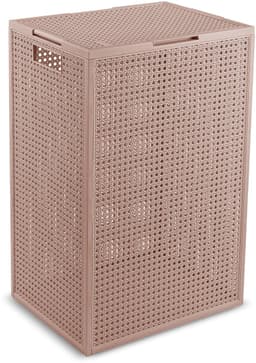 Curver Kaya Wasmand met deksel - 60L - 38x29x58,5 cm - Warm Taupe — thumbnail 2