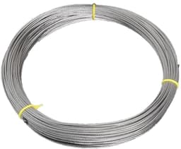 50 meter 1mm staaldraadkabel, spanstaaldraadkabel, gebruikt voor lichte ophangingsapparatuur en waslijnen. — thumbnail 3