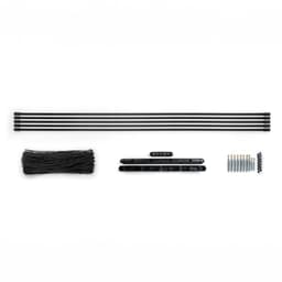 KADAX Metalen wasdroger 5x180cm zwart AV180-P5St — thumbnail 5
