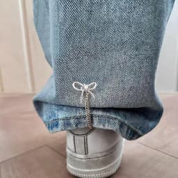 Broekklem - broekclip - broek clip - broek klem - Kleding Clip - 1 stuk - broekspijp clip - broekspijp verkorter - Bevestigingsclip voor broekspijp - Magnetisch - wasknijpers - Antislip Vaste Gesp - Zilver — thumbnail 3