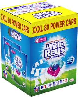 Witte Reus Power Caps Wascapsules - Wasmiddel Capsules - Voordeelverpakking - 2x40 wasbeurten — thumbnail 2